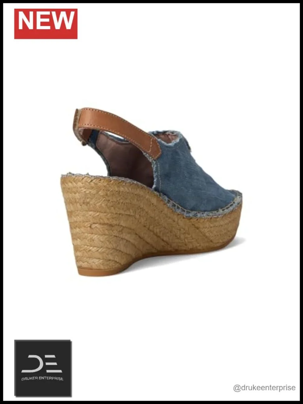 Toni Pons Lugano Wedge Sandals Leather Espadrille Slingback